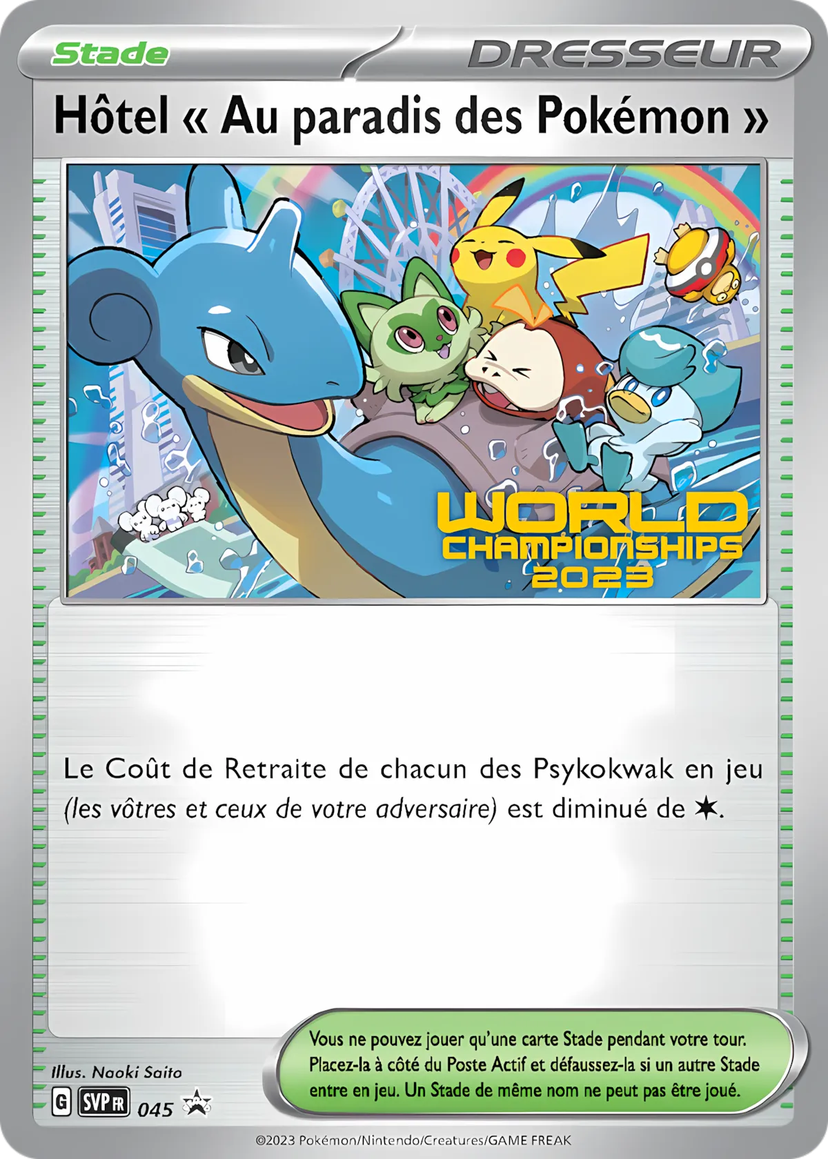 HOTEL « AU PARADIS DES POKEMONS »