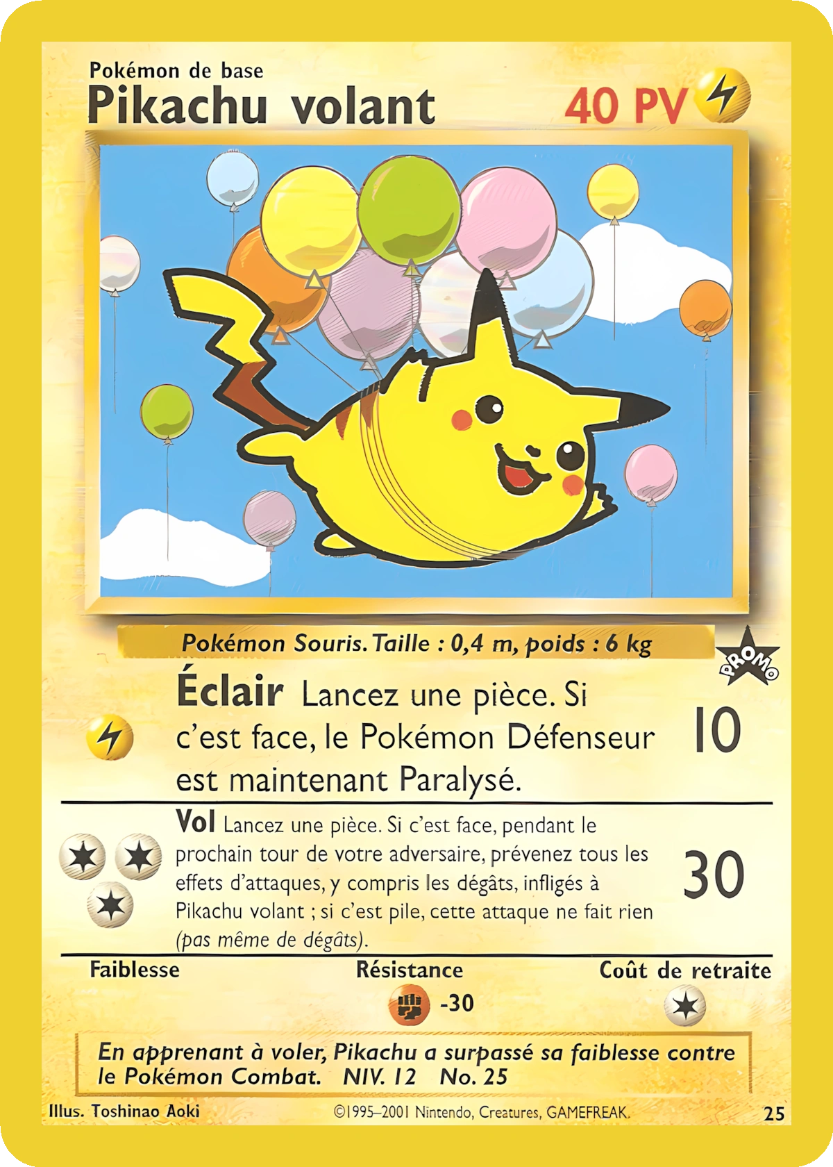 PIKACHU VOLANT