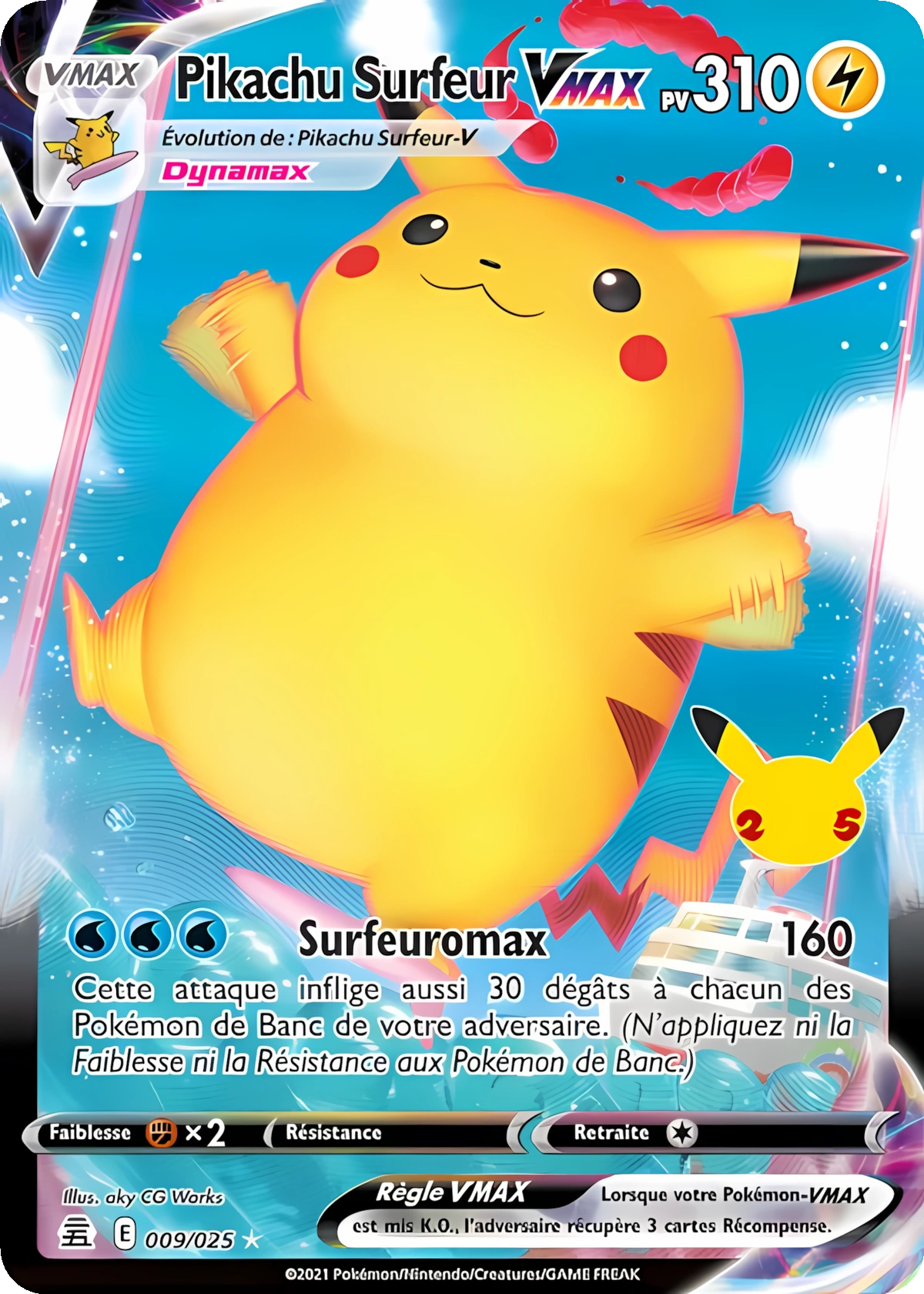 PIKACHU SURFEUR VMAX
